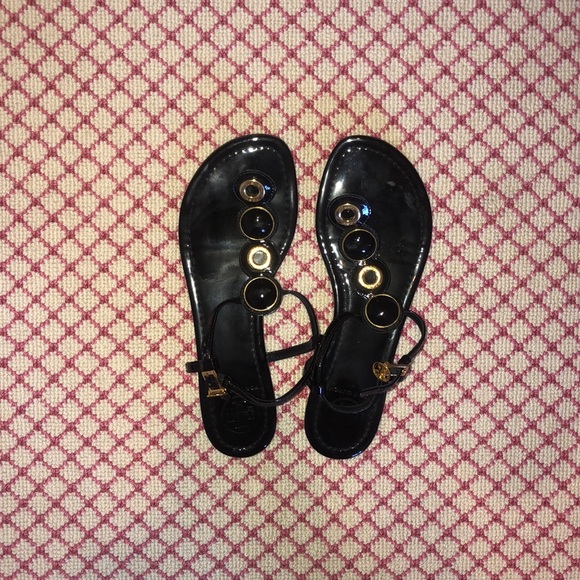 Tory Burch Shoes - Black Tory Burch Sandals
